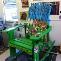My chair for Rock On for ProSeniors-2012