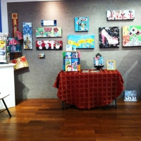 Woman's Art Club display at Holiday Showcase 2013