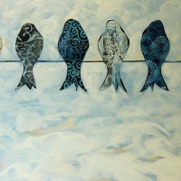 Social Networking-available at Pendleton Art Center, Cincinnati, OH 40" x 30"