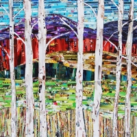 Up North-36x36-sold at Art Access Gallery